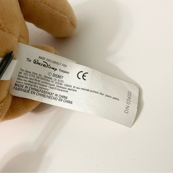 Disney Winnie the Pooh Stuffed Animal Mini Bean Bag Pooh 8” - Picture 16 of 16